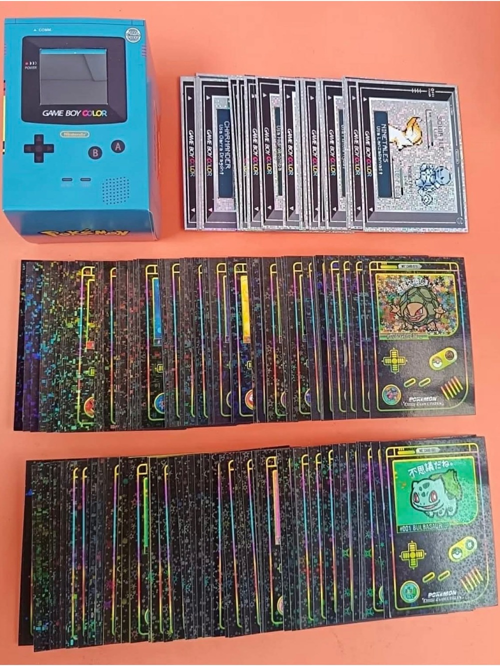 Game Boy Color - Blue Pokemon different new cards in perfect condition